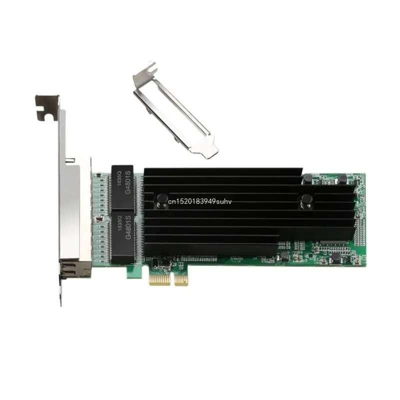 Gigabit Quads-poort Ethernet-serveradapter RJ45 Quads-poort netwerkkaart PCIE