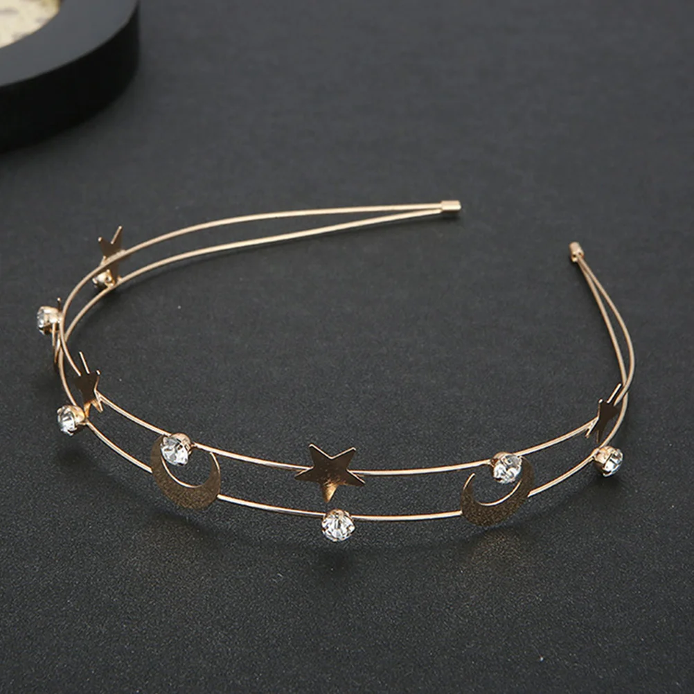 

2pcs Rhinestone Headbands Metal Headband Women Headdress Bridal Party Fashion Style Jewelry Accessories For Girls