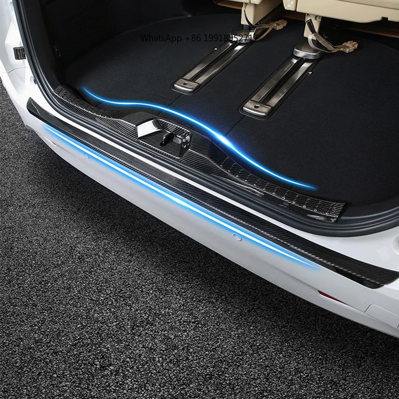 Suitable for Alphard VellfireMPVInner Rear Guard Plate Real Carbon Fiber Car Interior Modification