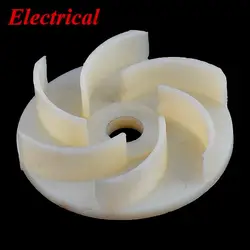 1pc Plastic Air Compressor Part 6-Vanes Impeller Motor Fan Vane Wheel Beige 40w 90w 120w 125w 250w