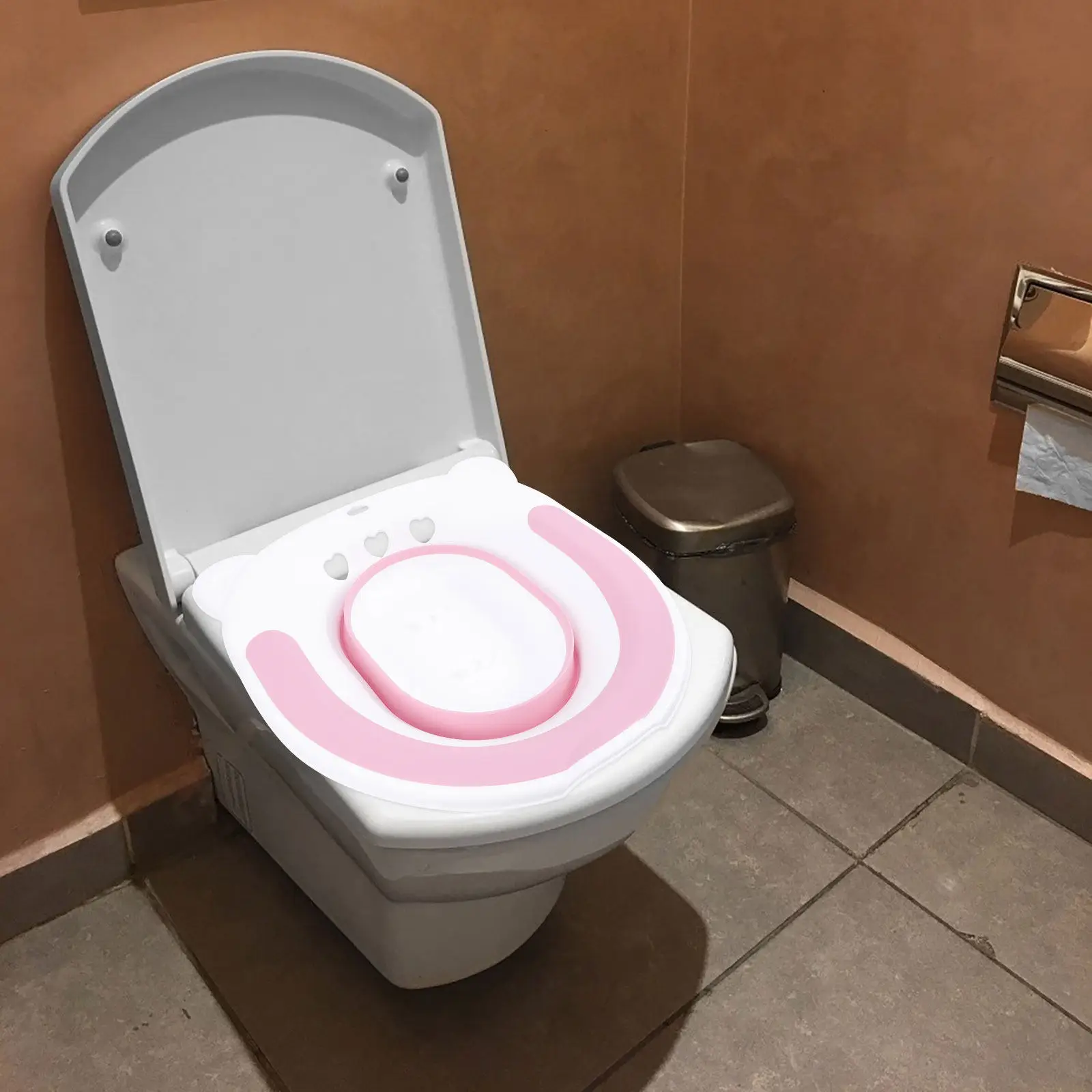 

Sitz Bath Basin Portable Deep Sitz Basin with Anti-Spill Hole Non-Slip Design for Postpartum Postoperative Care Pregnant Women