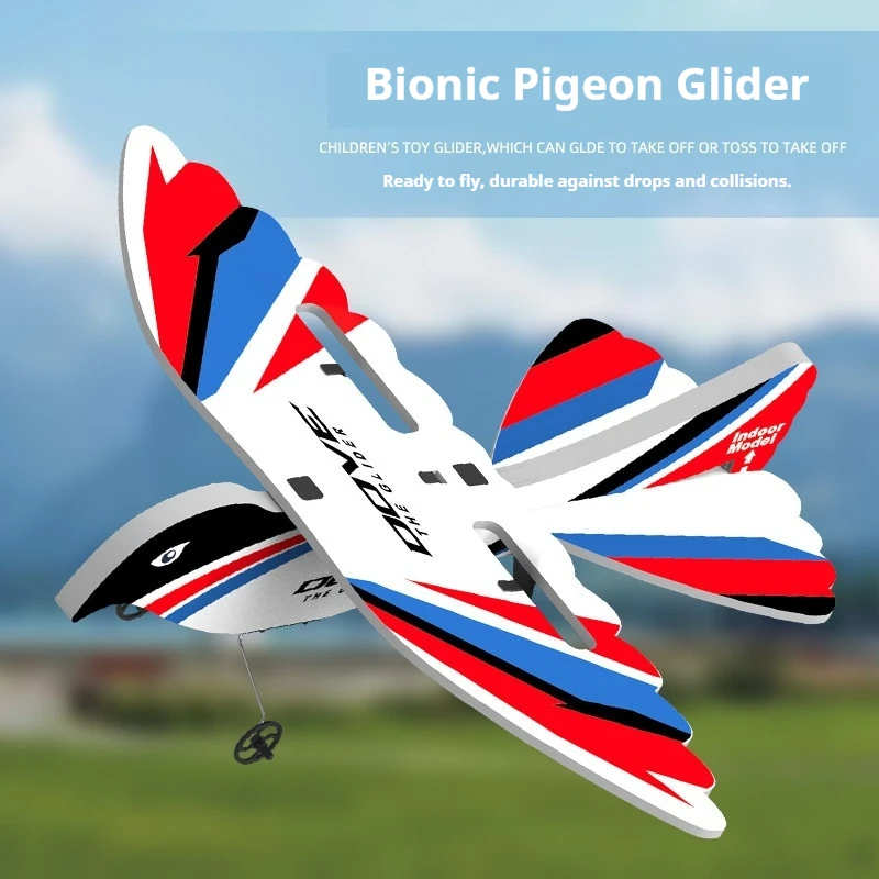 Modello di aereo ad ala fissa telecomandato Aliante Kt Board Technology Board Modello di aereo giocattolo resistente alle cadute Giocattoli di aeroplano