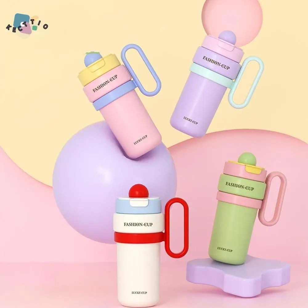 

900ml Double Drink Thermal Cup with Lid Large Capacity Icy Cup Portable Comfortable Insulated Bottle For Home Work Travel