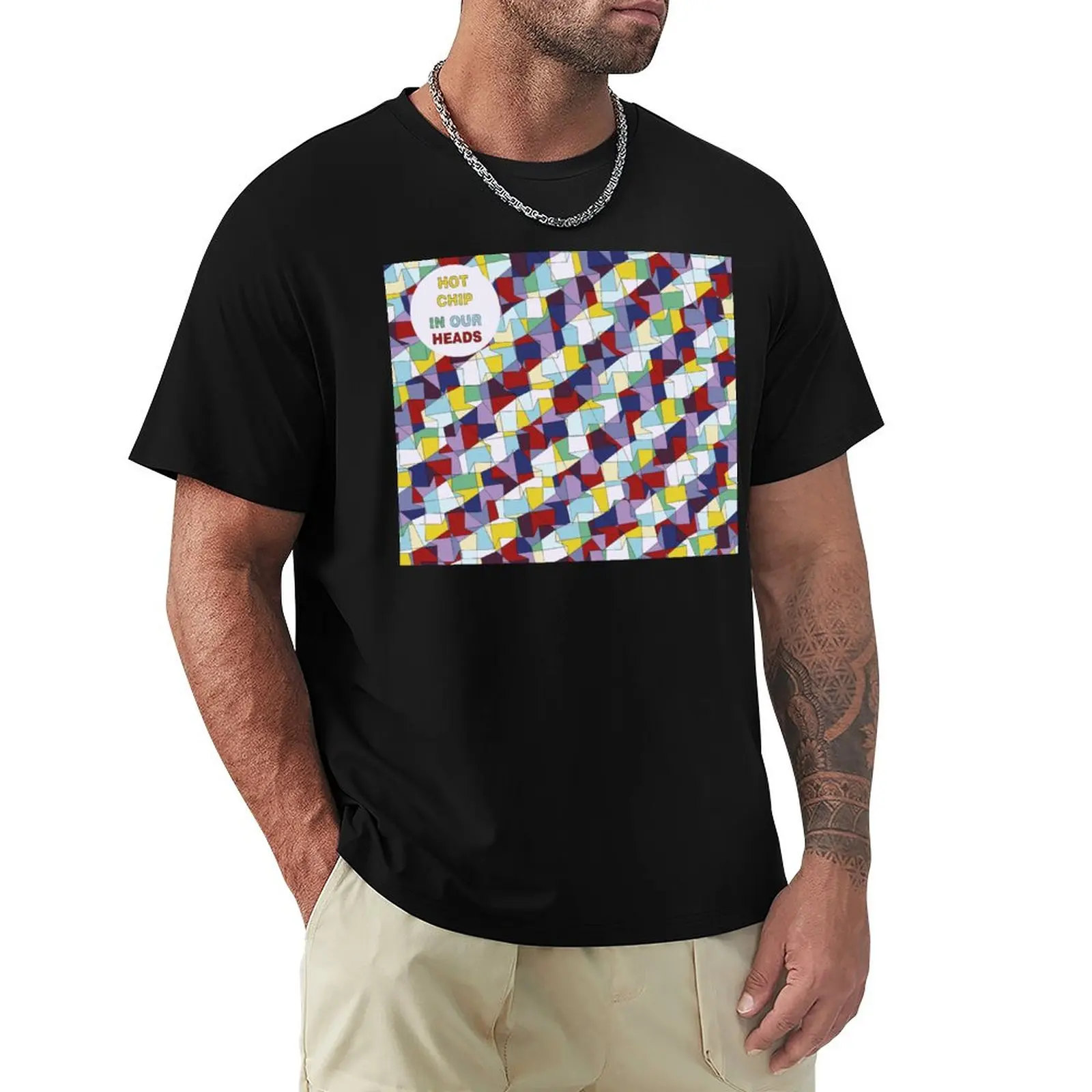 Hot Chip in Our Heads T-Shirt custom t shirts Short sleeve new edition t shirt heavyweight t shirts Men's cotton t-shirt