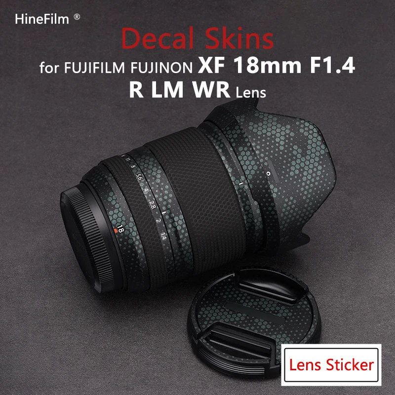 

Fuji XF18 F1.4 Lens Premium Decal Skin Protective Film for Fujifilm Fujinon XF18mm F1.4 R LM WR Lens Protector Vinyl Sticker