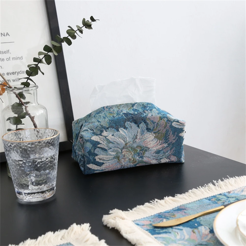 Nordic Tissue Box Holder Home Decor Table Tissue Paper Organizers Car Napkin Holders Bathroom Dispenser Toilet Paper Tissue Case