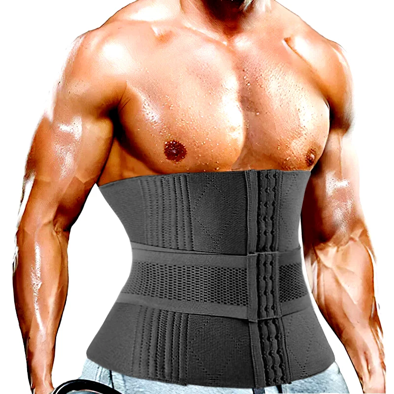 Men Modeling Strap Sports Belt Waist Trainer Tummy Control Body Shapers Cincher Abdomen Belly High Compression Shapewear Corset