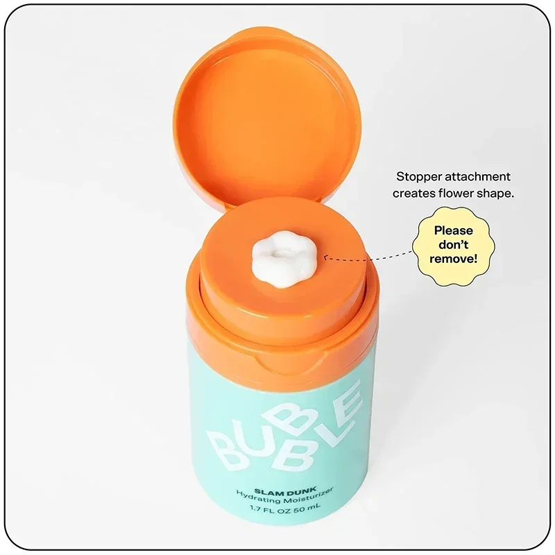 50Ml Bubbel Hydraterende Gezichtscrème Het Herstellen Van Voedende Droge Huid Vitamine E + Aloë Vera Gel Huidverzorgingsproduct