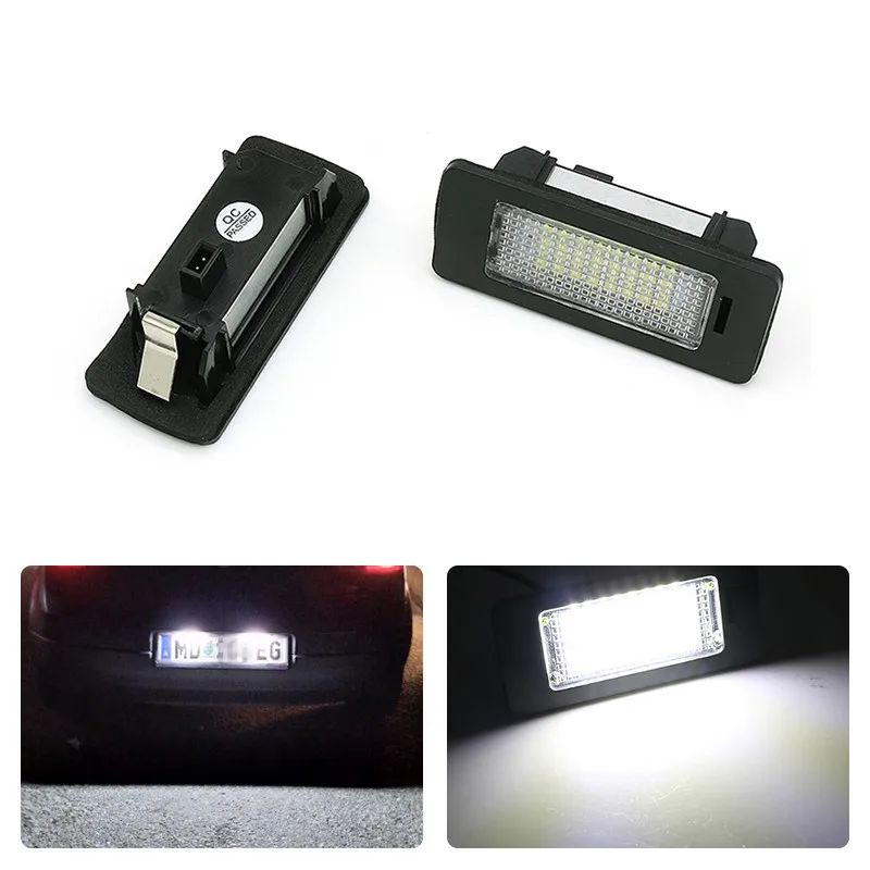 

2PCS Car LED License Plate Light White Light For Volkswagen VW GOLF POLO PASSAT 5D R36 LED Number Plate Lamp Bulb 12V