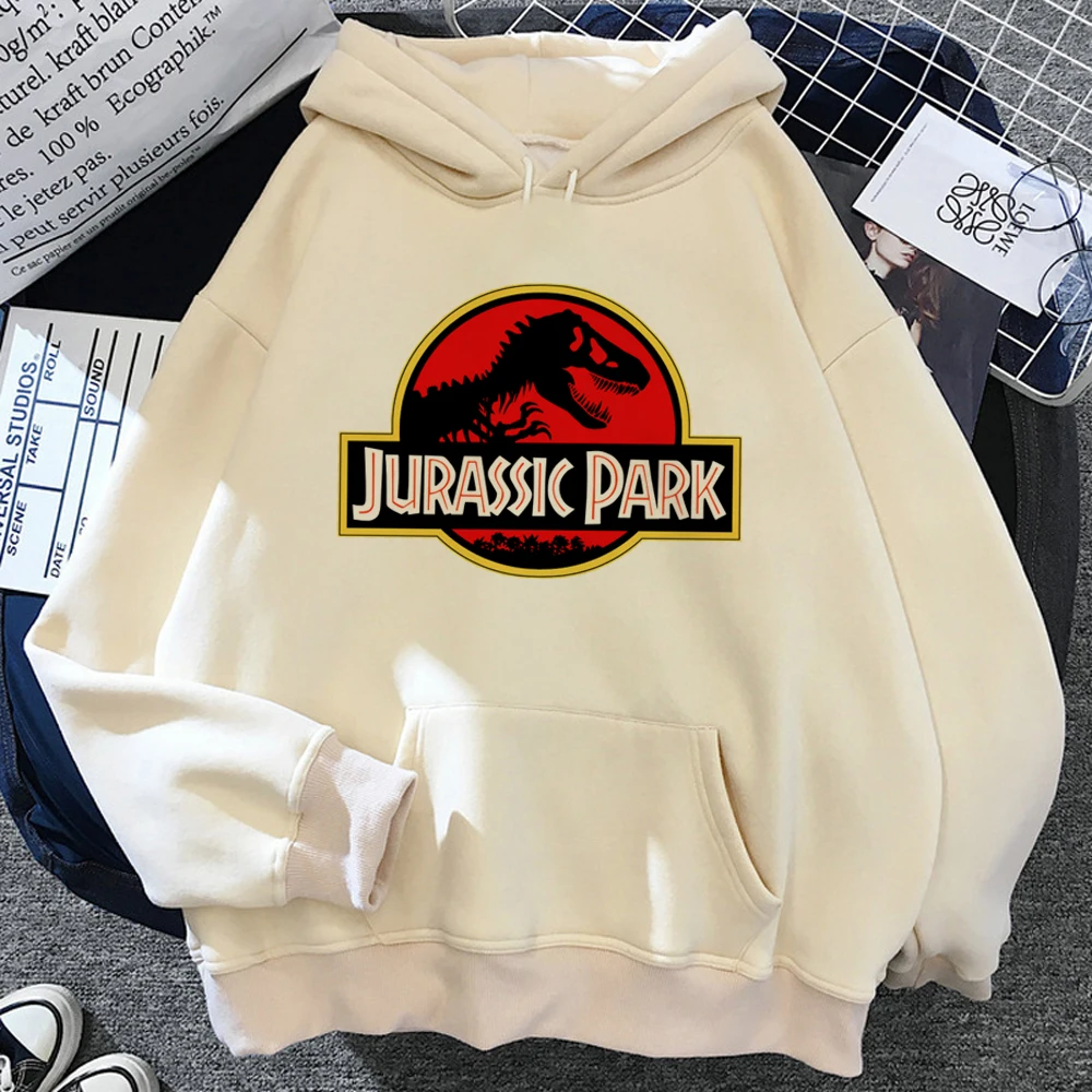 Jurassic Park hoodies women Fleece sweat y2k aesthetic funny Hooded Shirt tracksuit female harajuku sweater