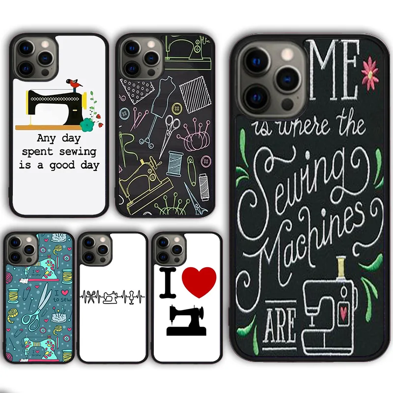 Antique Sewing Machine Phone Case Cover for iPhone 16 15 SE2020 13 14 11 12 Mini Pro Max Max 6 7 8 Plus  coque fundas Shell