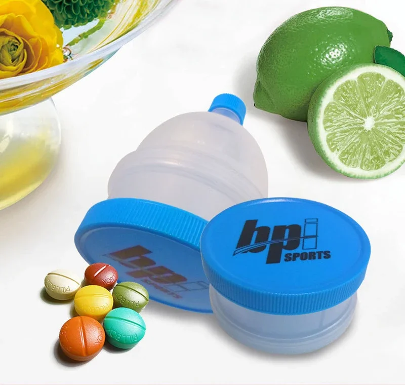 2 Schichten Protein pulver Trichter tragbare Füll trichter Fitness studio Partner für Wasser flasche und Protein Shaker Flasche bpa frei