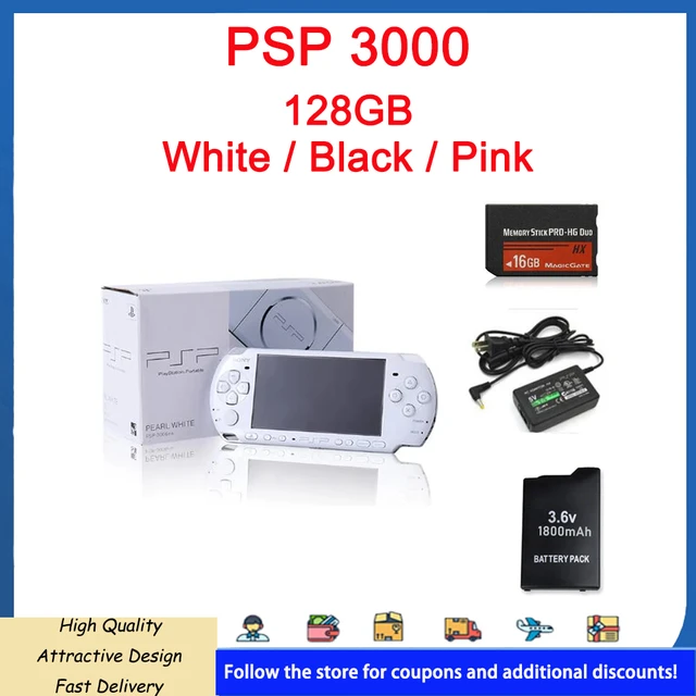 Sony selling PSP 3000 Pearl White refurbished console all new exterior with box