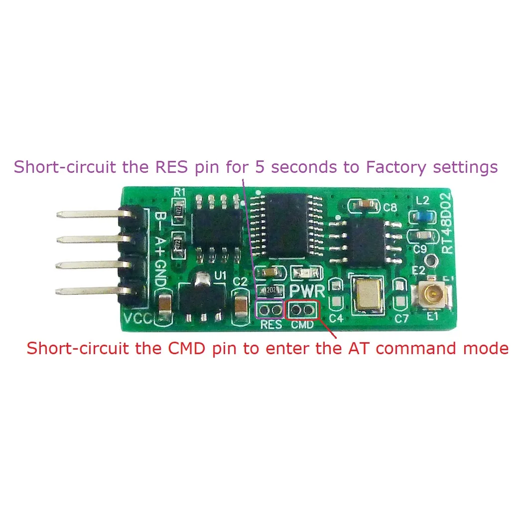 Imagem -03 - Módulo Transceptor sem Fio para Arduino Uart Serial Port Board Nodemcu Rt6af02 Rt39d01 10x Usb-ttl Arduino Mega2560 Esp8266