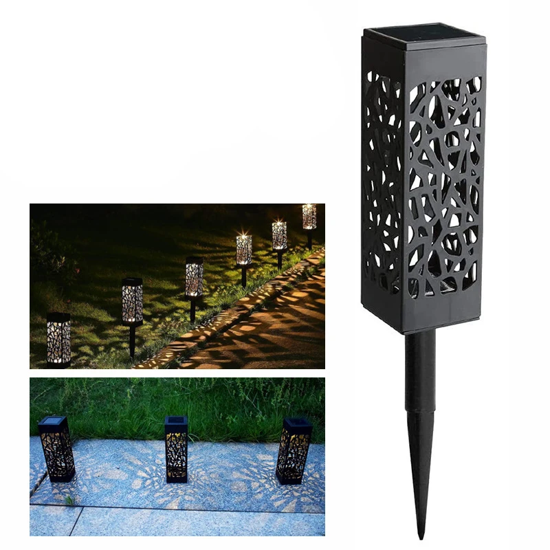 

Solar Powered LED Garden Lights, Solar Path Lights Outdoor, Warm / White Led Halloween Christmas Decorative Landscape Lighting