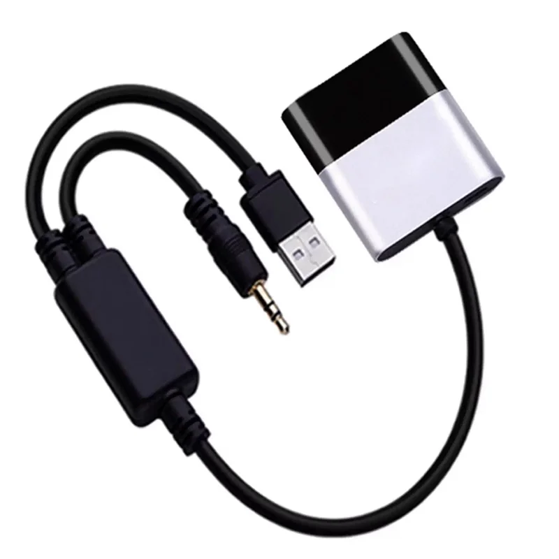 

ABNR Bluetooth 5.0 с Y-кабельным адаптером для BMW и Mini Cooper USB + AUX Ipod Iphone Музыкальный интерфейс (300B) Aptx-HD