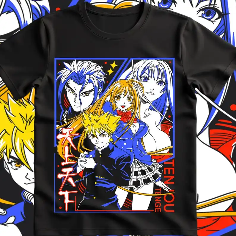 

Tenjou Tenge аниме женская футболка, футболка унисекс негабаритный горячий продукт унисекс дышащая высококачественная удобная высококачественная роскошь