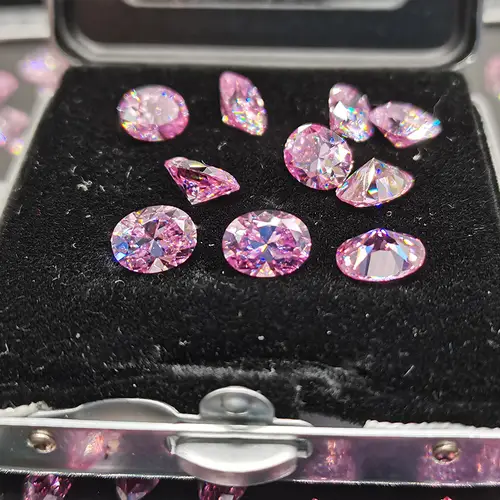 Pink Loose Moissanite 100% Real Lab Gemstone Stones For Women Jewelry Diamond Ring Material GRA Round/Pear/Emerald/Oval Cut - Image 5