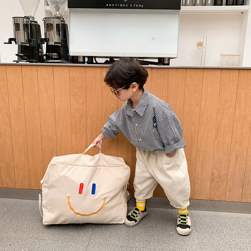 Kindergarten Quilt Storage Bag Cute Home Children Loaded Luggage Moving Packing Bag Portable Clothing Organization Bag