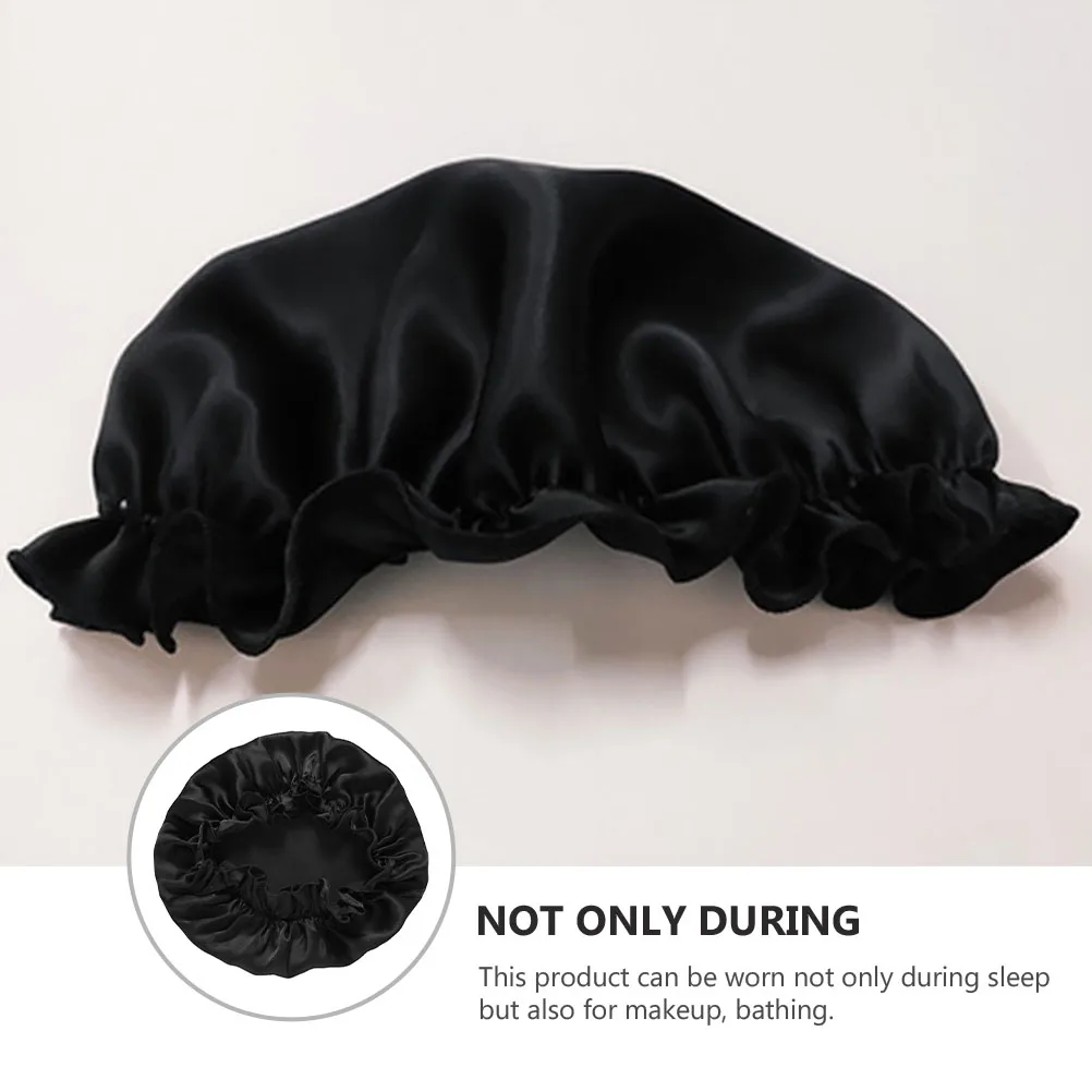

Silk Hair Bonnet Chemo Hats Headwear for Women Curly Sleep Caps Protector Sleeping Various