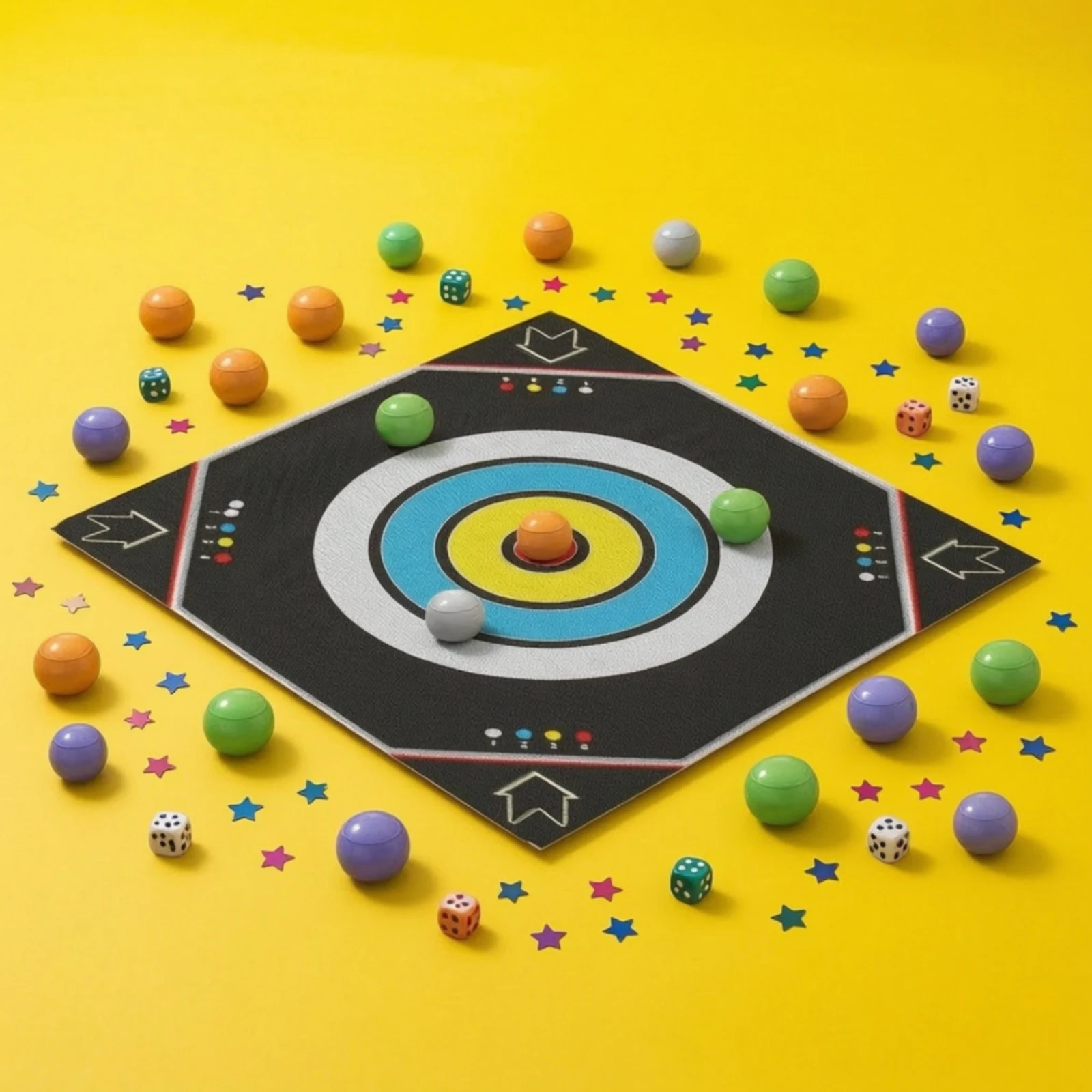 Party Games Indoor - Permainan Papan Flicking Board dengan Bola,