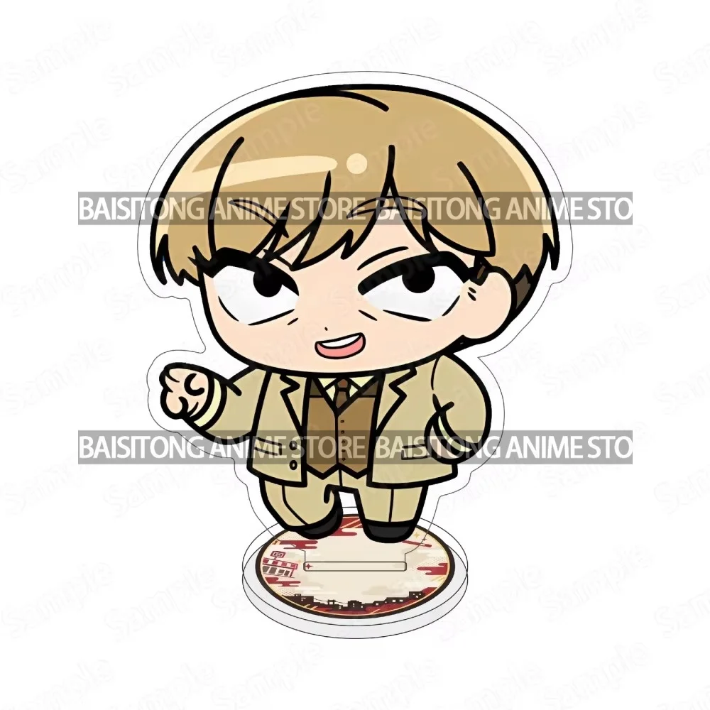 Behind the Supermarket Smoking with You 10cm Acrylic Stand Figures Keychain Anime Desktop Tabletop Ornament Otaku Fans Gift