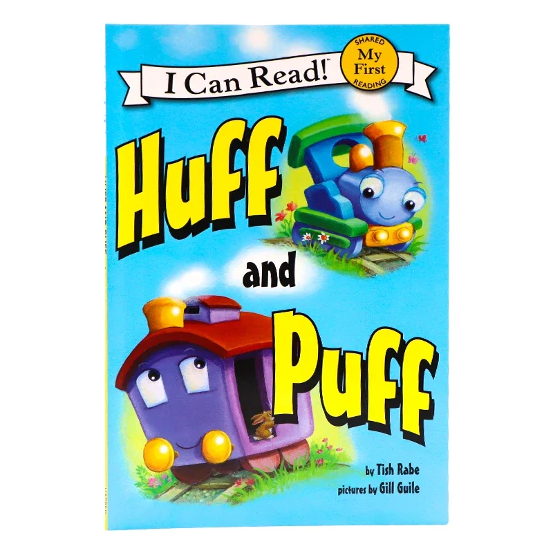 3 كتب/مجموعة، Huff and Puff My First I Can Read، كتب الأطفال الذين تتراوح أعمارهم بين 3 4 5 6 كتاب قراءة باللغة الإنجليزية، كتب مصورة HJ-030