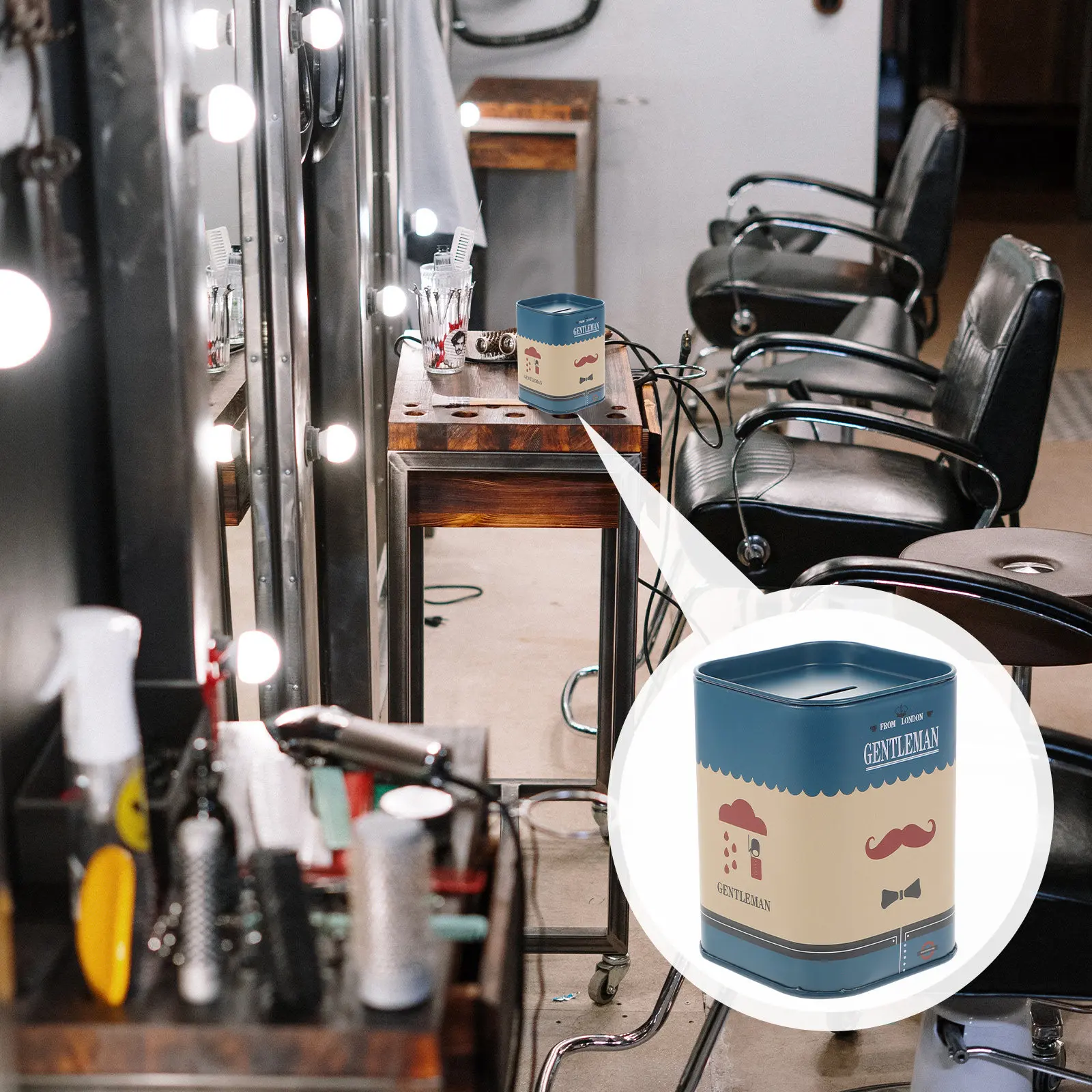 

1Pcs Premium Stainless Steel Sharps Disposal Container for Pen Needles and Razor Blades Barbershop Locking Lid 4.5cm