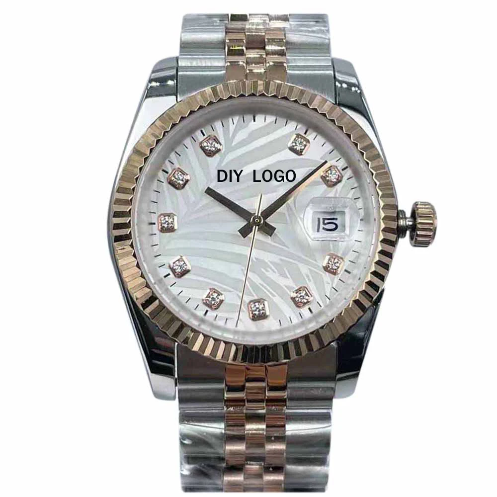 36mm - Elegant Mechanical Watches for Women - Stainless Steel Band | Perfect Gift for Women’s Fashion