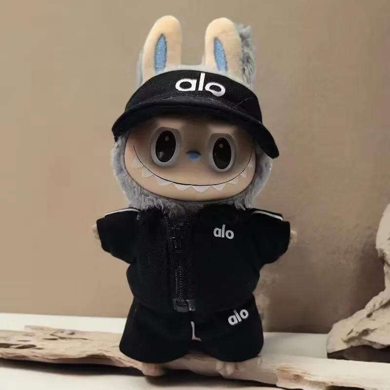 

17cm Labubu Doll Clothes Set Advanced clothes designer labubu Mini luxury Cute design labubu senior fashion brand Gift 2025 New