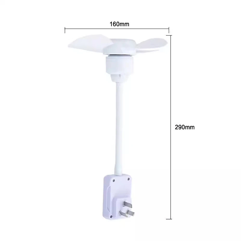 AU-Stecker Wiederaufladbarer Handventilator Leise Kühlung Powerbank Mini-Plug-in-Ventilator für Sommer, Outdoor und Reisen – Detail 8
