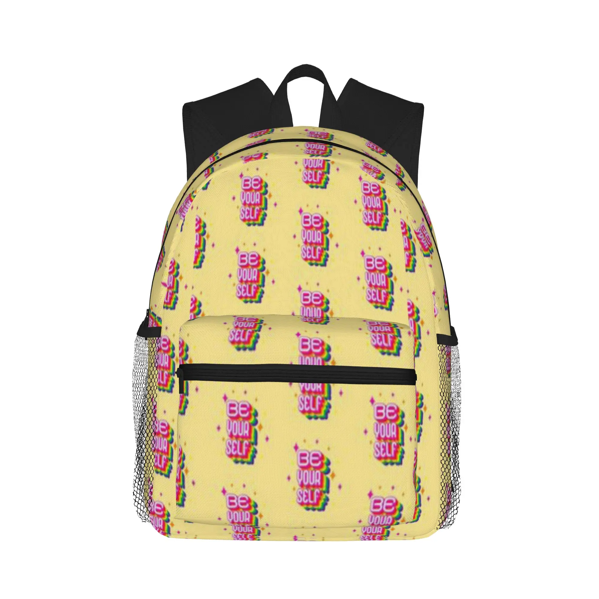 BE YOURSELF  Casual Backpack for Students and Adults Travel backpack