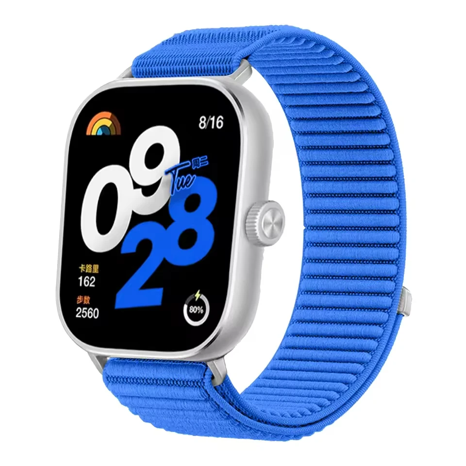 حزام نايلون لـ Xiaomi Mi Band 8 Pro/9 Pro سوار معصم بديل مرن رياضي لساعة Redmi 5 4 ملحقات