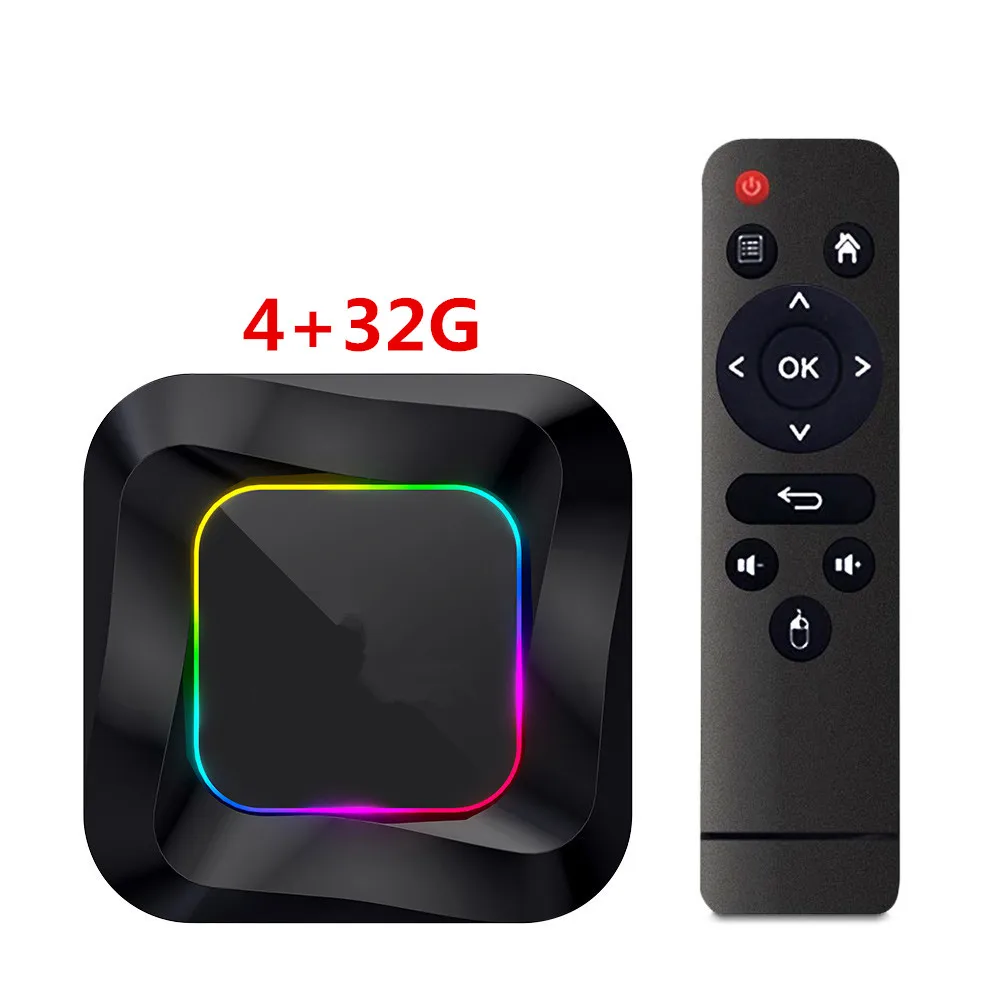 R3 RK3528 Android 13 TV Box 4+32G WIFI 6 Bluetooth-compatible 5.0  Best Streaming Experience with 4K Ultra HD and HDR Support