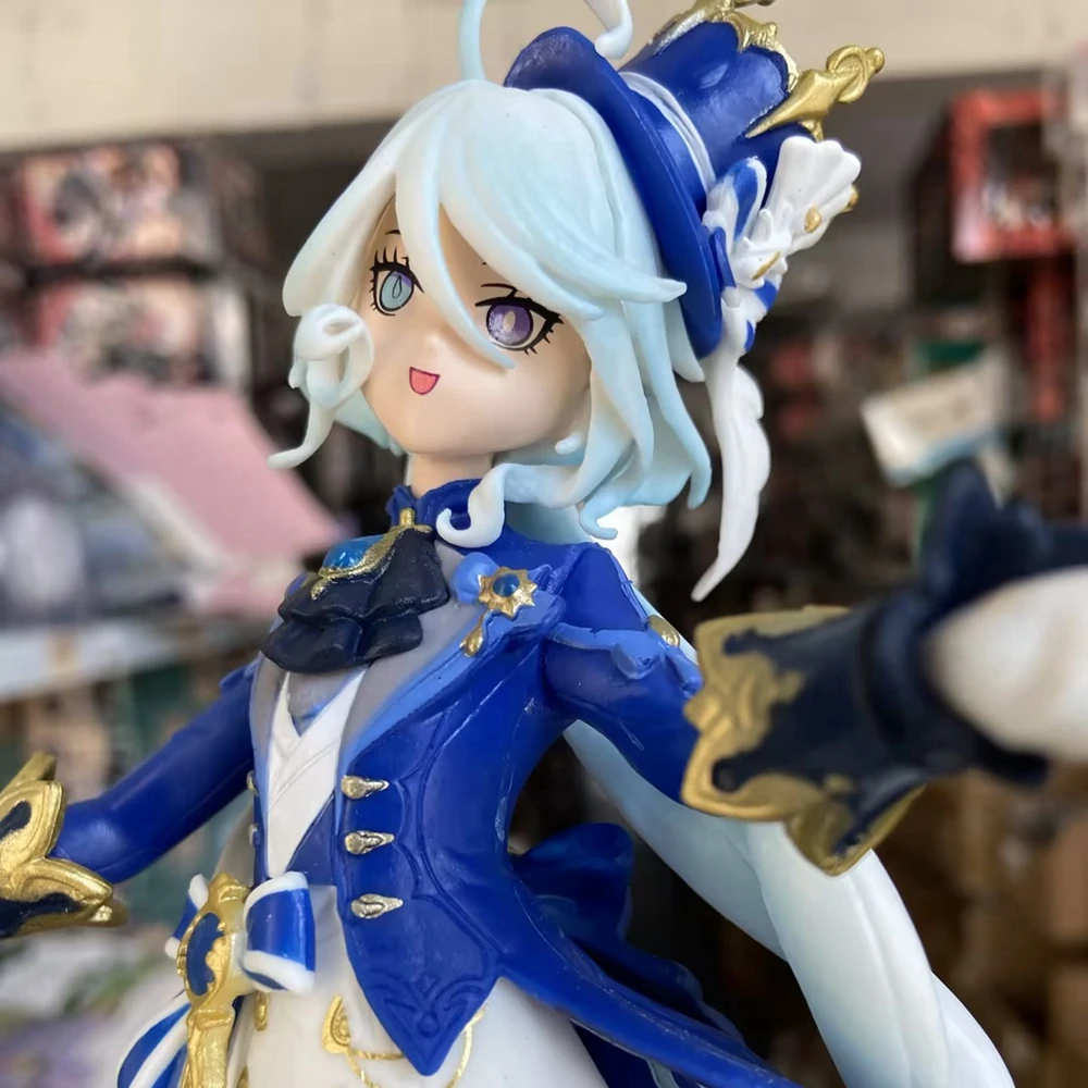 23cm Furina Figure Game Genshin Impact PVC Action Figure Anime Cute Girl Focal Focalors Collect Model Toy Doll Gift