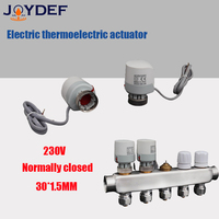 1/5/10 pieces 230V Normally Closed Electric Thermal Actuator Thermoelectric Drive Motor Head for Plumbing Underfloor Heating