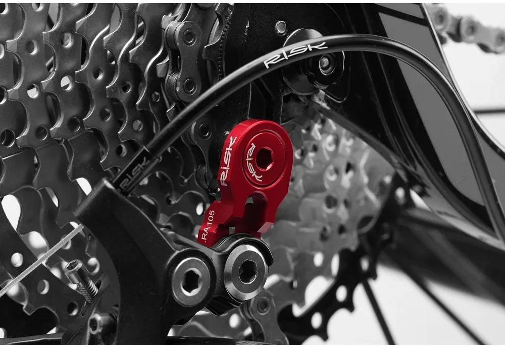 RISK Fahrrad-Schaltaugenverlängerung für Rennrad und Mountainbike – Adapter für Schaltaugen – Detail 13