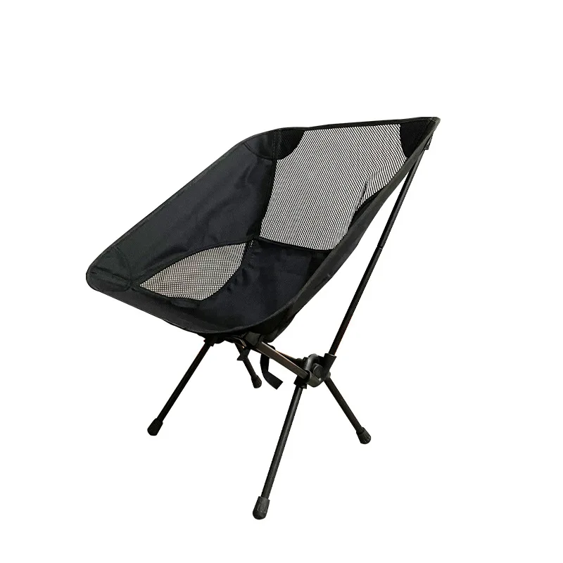 Outdoor folding chair ultra-light portable camping picnic outing RV self-driving space chair backrest moon