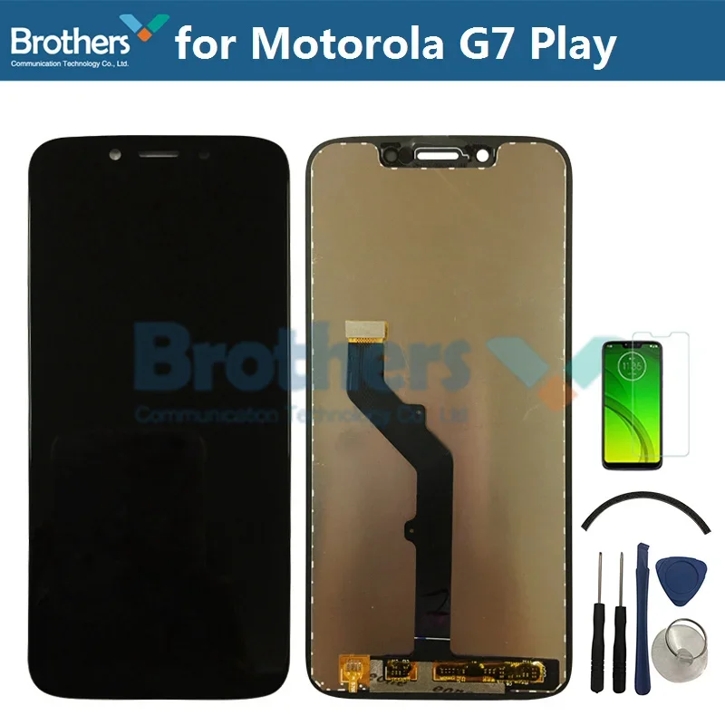 LCD Display For Motorola Moto G7 Play LCD Screen for Moto G7 Play LCD Assembly Touch Screen Digitizer 5.7'' Tested Replacement