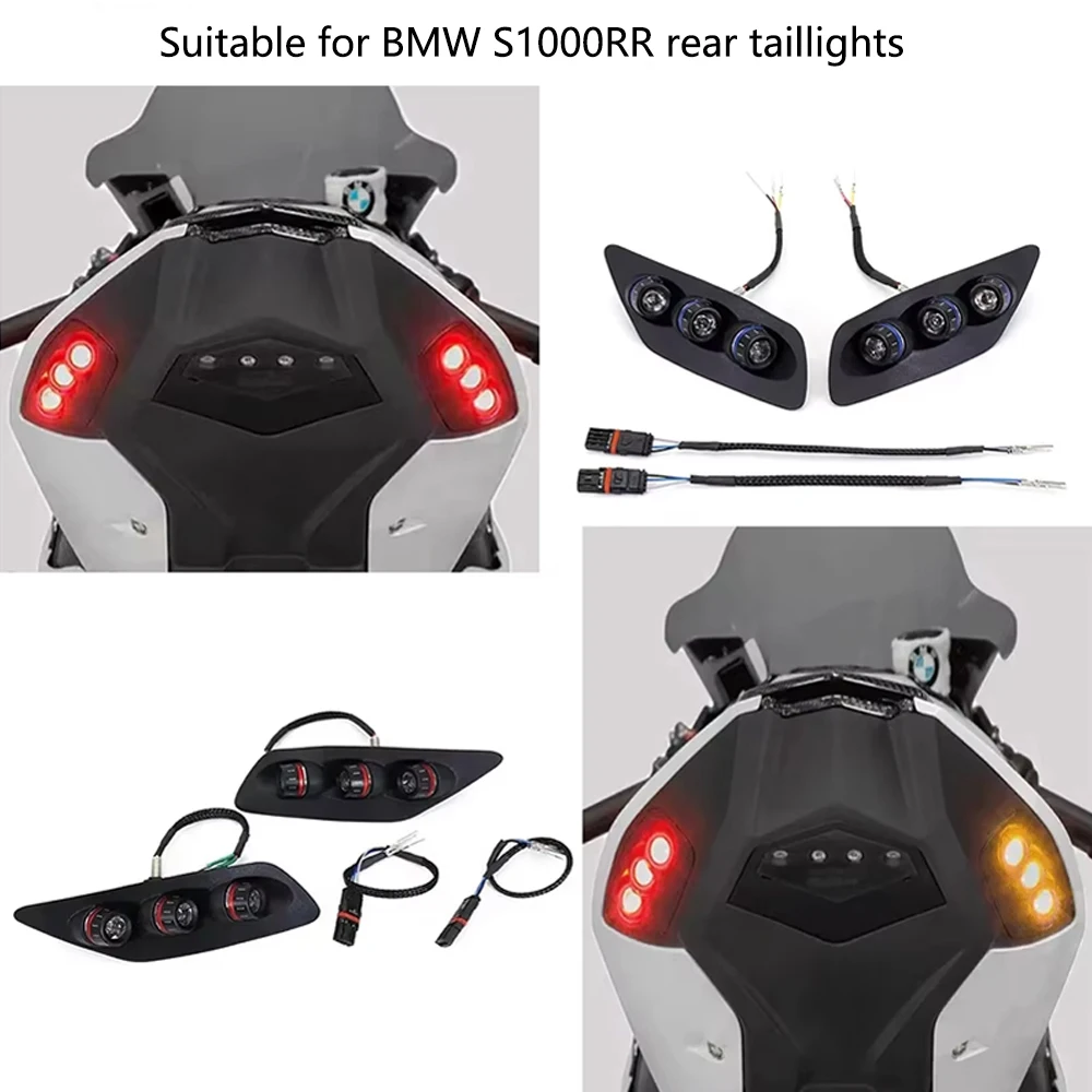 

S1000RR мотоциклетный светодиодный интегрированный задний фонарь для BMW S1000RR 2020 2021 2022 S 1000 RR светодиодный указатель поворота