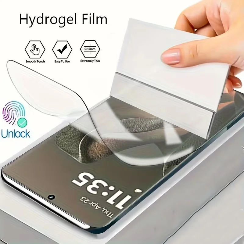 3 Peças de Película de Hidrogel para Motorola Edge 50 Pro, Moto Edge 40 30 Pro Ultra G84 G73 G60 G54 G53 G52, Protetor de Tela (Não é Vidro)