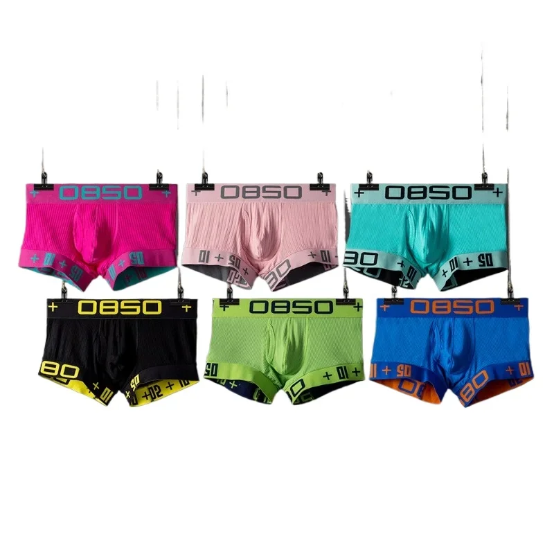

Personalized men's underwear sports boxers cotton, new, fashionable and simple BS3514