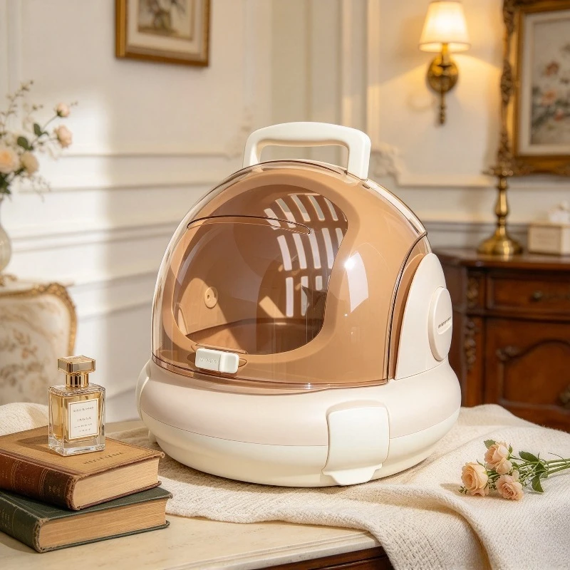 Compact Space Capsule Pet Carrier Backpack, Large Capacity Dog Cat Crate, Airline Travel Kennel Bag, Outdoor Uses Airy Pro Kits.