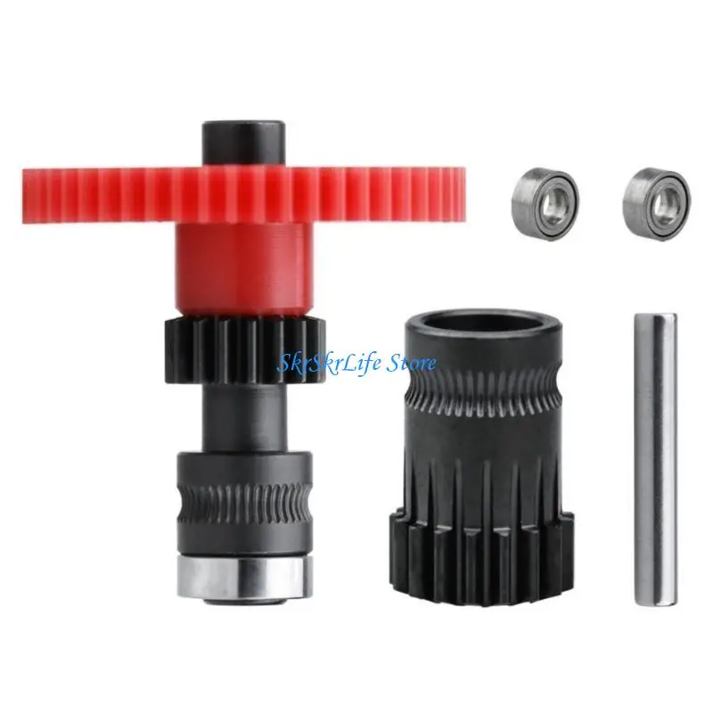 

E65E 3D Printer Accessories Hardened Steel Extruder Gear Assembly Extruder Integral Shaft Replacement For DDB Voron CW1 CW2