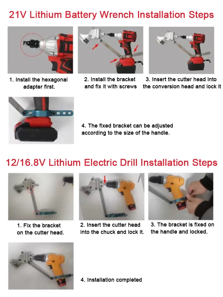 Electric Drill Plate Cutter Attachment Metal Sheet Cutter Sawing Machines Free Cutting Tool Nibbler Sheet Metal Cutter