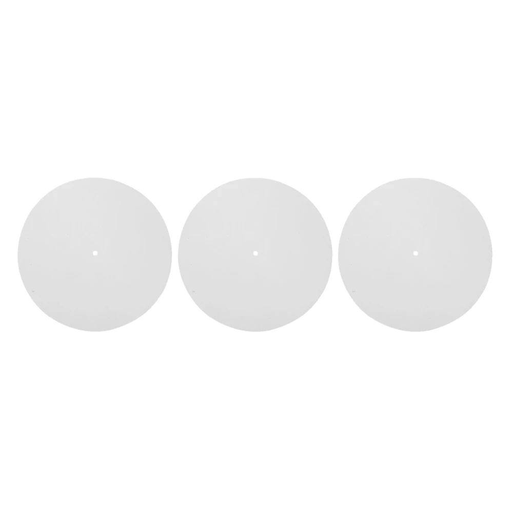 

3pcs Turntable Mat Felt Record Player Platter Vinyl Slip Mats For Phonograph Equipment Improve Sound Clarity Accessories