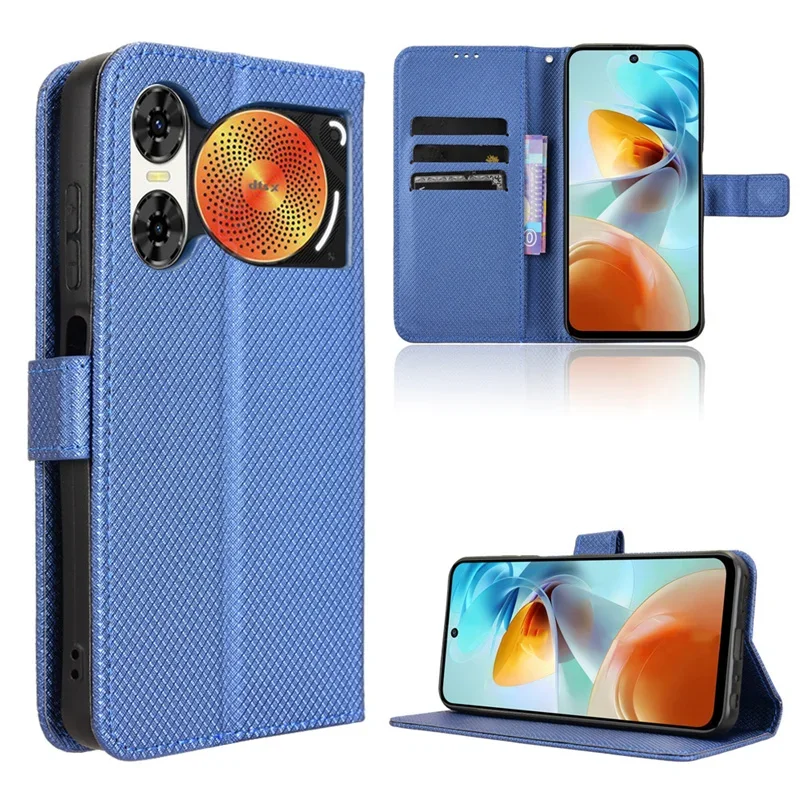 

For ZTE Nubia Music 2 Cover Flip Luxury Diamond Pattern Skin PU Leather Wallet Stand Case For ZTE Nubia Music 2 Phone Bags