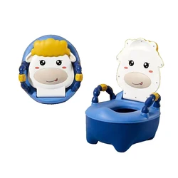 Baby Potty Seat Portable Toilet Training Seat Cartoon Children's Pot Travel WC Camping Road Potty Boy Girls Training Urinal 1-7Y