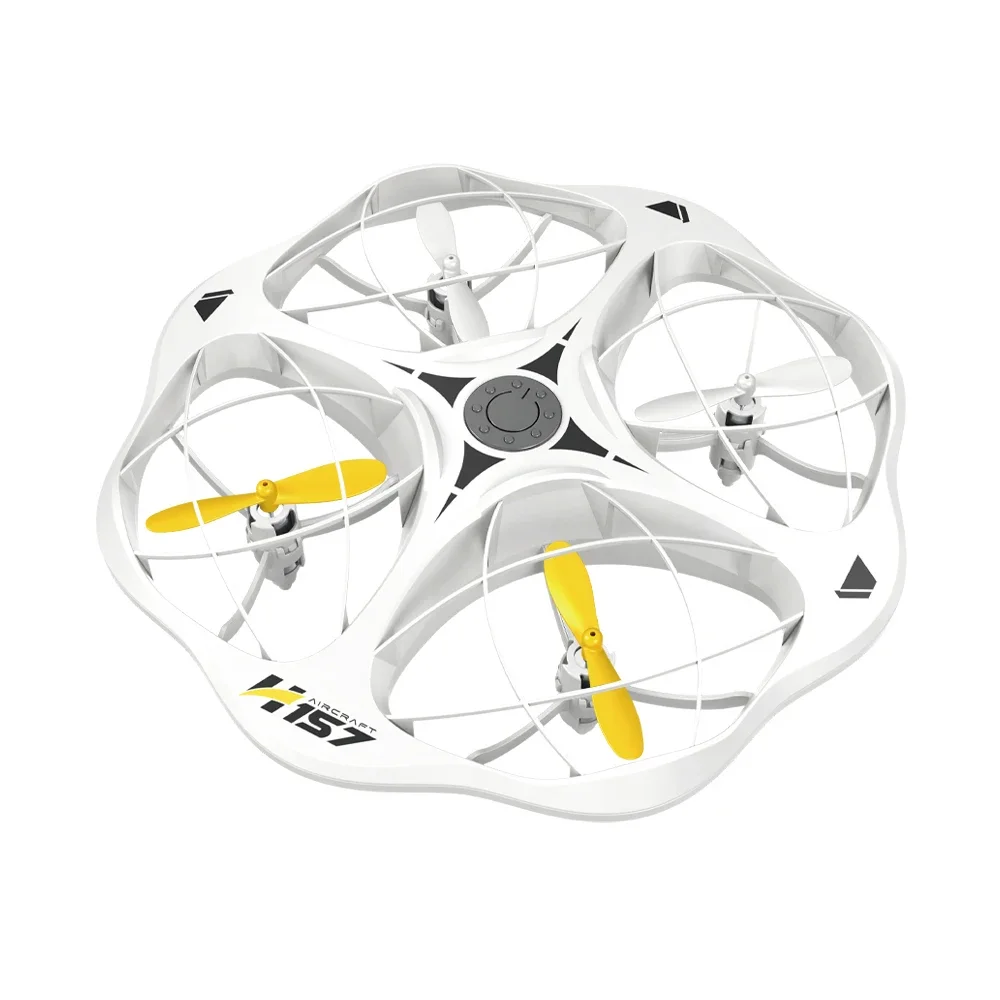 H157 미니 RC LED 라이트 UFO 헬리콥터 롤링 스턴트 쿼드콥터, 장애물 회피 유도 항공기 장난감, 소년 선물