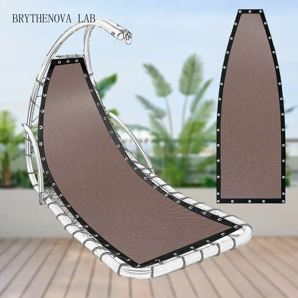 Textilene Hanging Swing Chair Replacement Seat Cloth 64x197x23CM Garden Swing Replacement Seat Cloth Dustproof Waterproof